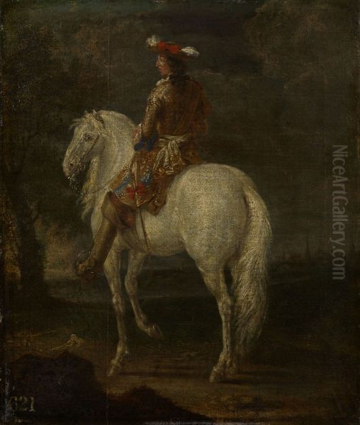 A Cavalier on Horseback - view 1