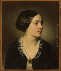 Portrait of Katarzyna Potocka nee Branicka (1825-1907) by Friedrich von Amerling