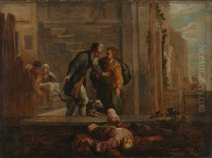 Tobit and the Dead Israelite (after Domenico Fetti) Tobit and the Dead Israelite (after Domenico Fetti)