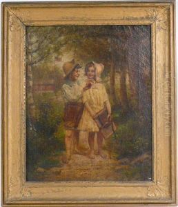 With Boy And Girl by Karl Cederberg