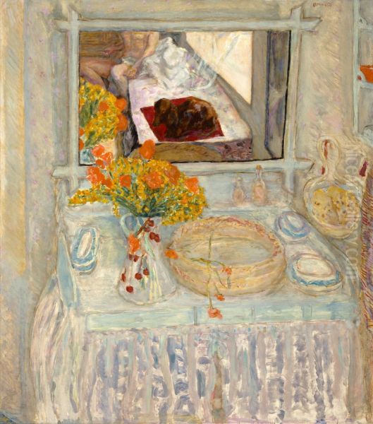 Dressing Table and Mirror - view 1
