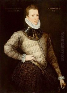 Sir Philip Sidney by Hieronimo Custodis