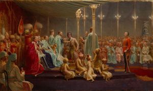 Investiture of the Star of India, Delhi, 14 December 1911 by George Percy Jacomb-Hood