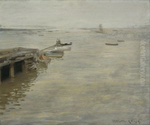 A Gray Day by William Merritt Chase