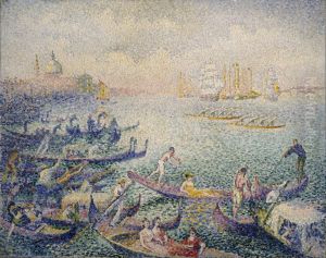 Regatta in Venice by Henri-Edmond Cross