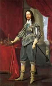 Portrait of King Charles I (1600-1649) by Daniel Mijtens