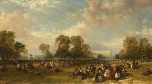 The Great Exhibition Building by James Duffield Harding