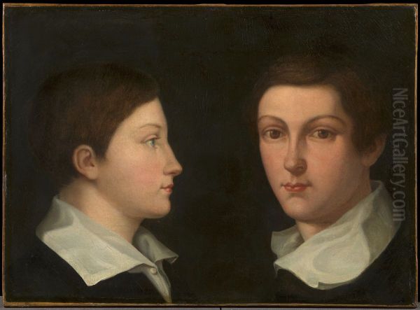 Prince Ernest (1818-1893) and Prince Albert (1819-1861) of Saxe-Coburg-Gotha, 1829 - view 1