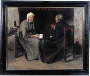Les Cancans Du Village by Gustave Cederlund