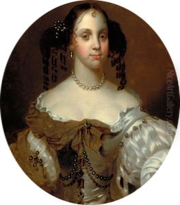 Portrait ofCatherine of Braganza, Queen Consort of Charles II (1638-1705) by Jacob Huysmans