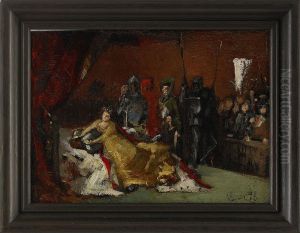 Albrecht Av Mecklenburg Hanas Av Drottning Margareta by Gustaf Olaf Cederstrom