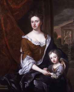 Queen Anne with her son William, Duke of Gloucester Queen Anne with her son William, Duke of Gloucester