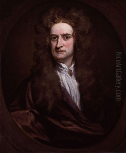 Portrait of Sir Isaac Newton - view 1