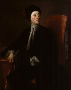 Matthew Prior (copy after Jonathan Richardson, c.1718) by Thomas Wright