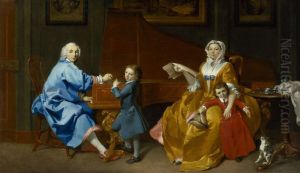 The Shudi Family Group by Carl Marcus Tuscher