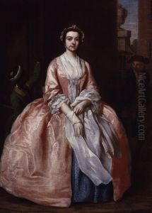 Unknown woman, formerly known as Peg Woffington by Francis Hayman
