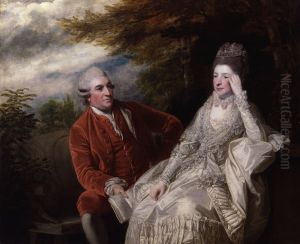 David Garrick; Eva Maria Garrick, nee Veigel by Of Sir Joshua Reynolds