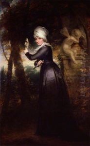 Sarah Siddons, nee Kemble ('Mrs Siddons with the Emblems of Tragedy')
