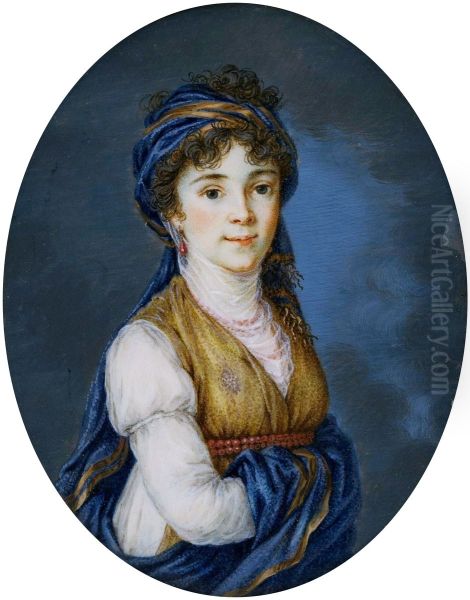 Miniature of Princess Anna Grigorievna Belosselsky-Belozersky (1773-1846). - view 1