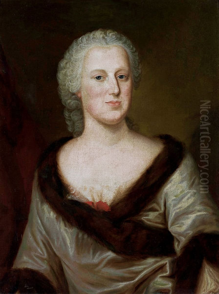 Portret Marii Anny z Kolowrathow Bruhlowej (1717-1762) - view 1
