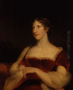 Portrait of Eliza, Lady Becher (1791-1872) by John James Masquerier