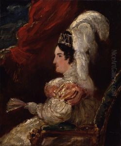 Portrait of Caroline Amelia Elizabeth of Brunswick Portrait of Caroline Amelia Elizabeth of Brunswick