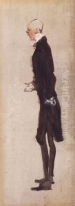Sir Francis Burdett, 5th Bt by Sir Edwin Henry Landseer