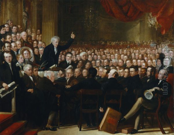 The Anti-Slavery Society Convention, 1840 - view 1