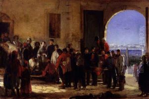 Florence Nightingale receiving the Wounded at Scutari
