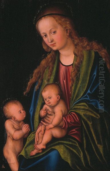 Madonna met kind en Johannes de Doper - view 1