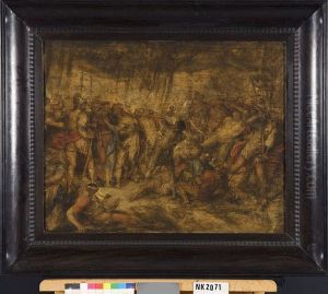 De gevangenneming van Christus by (studio of) Rubens, Peter Paul