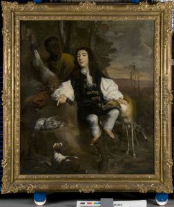 Portret van een jager by Willem Eversdijck