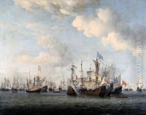 Naval battle near Kijkduin (between the Dutch and the French)