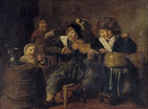 Children Making Music by Jan Miense Molenaer