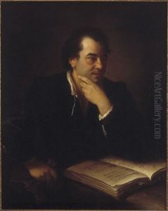 Portret van een man met boek by Alexis Grimou