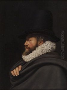 Portrait of Hendrick de Keyser by Thomas De Keyser