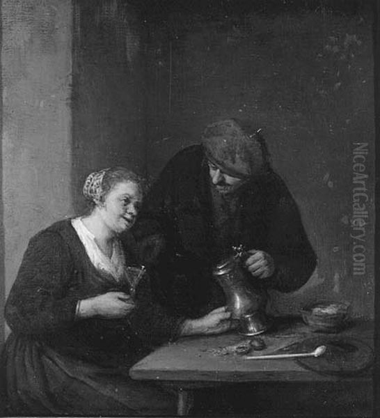 A Couple in an Interior - view 1