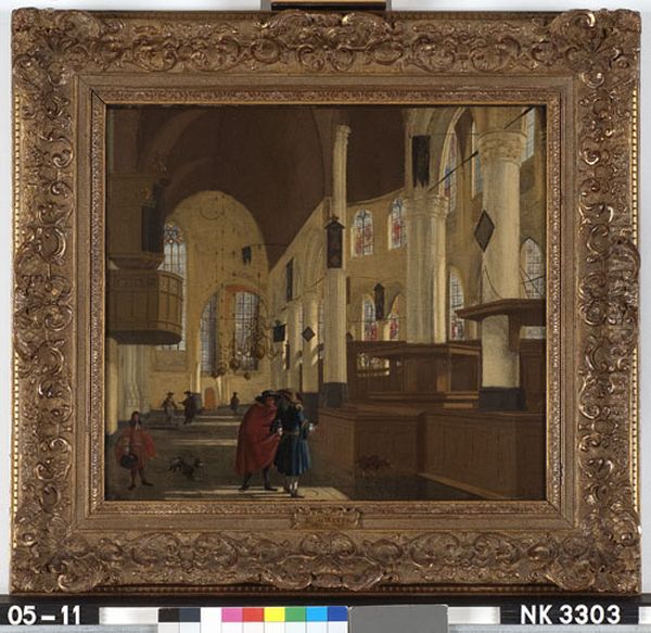 Interieur van de Oude Kerk te Amsterdam - view 1