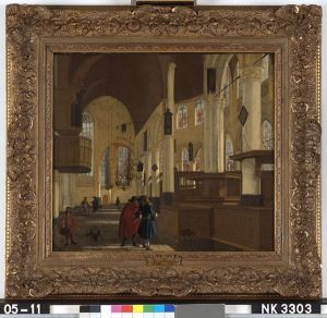 Interieur van de Oude Kerk te Amsterdam
