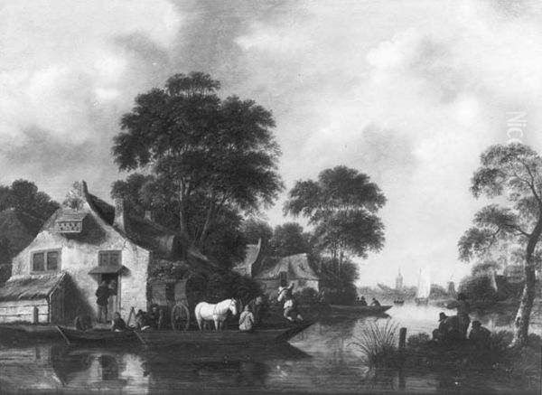 River view with ferry - view 1