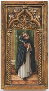 De heilige Dominicus by Carlo Crivelli