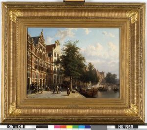 Gezicht op de Herengracht te Amsterdam