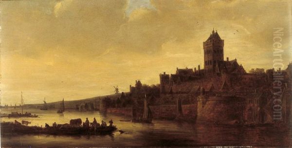 Gezicht op het Valkhof te Nijmegen - view 1
