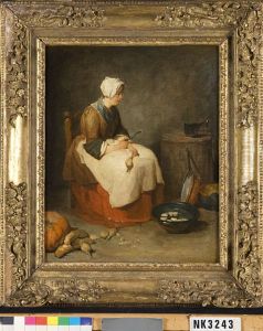 Meisje in keuken