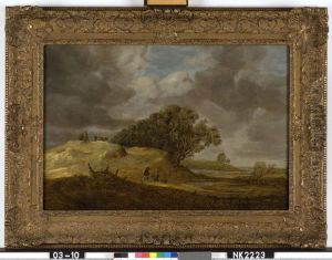 Duinlandschap met figuren by Pieter De Molijn