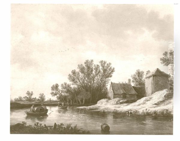 cottage near river - view 1