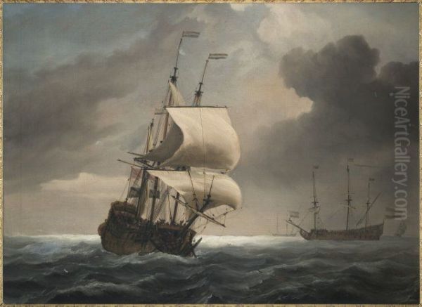 Zeilboten in een sterke wind - view 1
