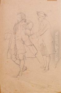 Studio Di Figure by Bernardo Celentano