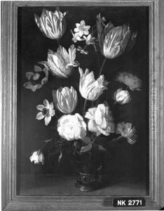 Stilleven met bloemen by Jacob van Hulsdonck