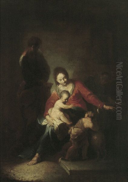 De Heilige Familie met de Heilige Johannes de Doper - view 1